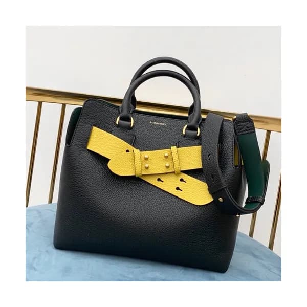 Burberry 2019 Leather Tote Shoulder Bag, 28cm - 버버… - 1