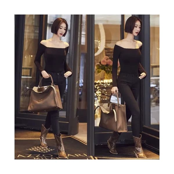 Fendi 2019 Leather Tote Bag ,43CM - 펜디 2019 레더 여성용… - 1