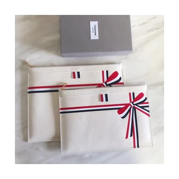 Thom Browne 2019 Leather Clutch Bag ,30/33cm - 톰브라… - 1