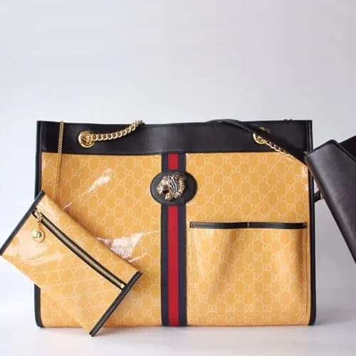 Gucci 2019 Tiger Head Large Women Tote Shoulder Sh… - 1