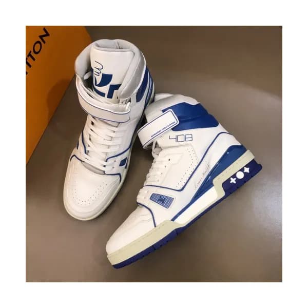 Louis vuitton 2019 Mens Virgin Abloh High-top Leat… - 1