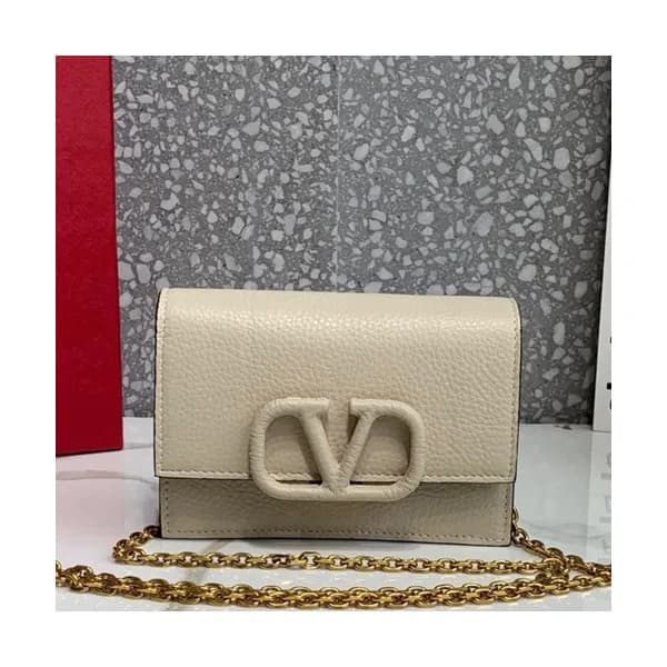 Valentino 2019 Leather Vsling Shoudler Cross Bag,1… - 1