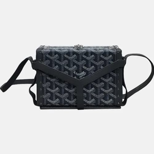 Goyard 2019 PVC & Leather Shoulder Cross Bag,16.5c… - 1