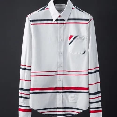 Thom Browne 2019 Mens Slim Fit Cotton Tshirt - 톰브라… - 1