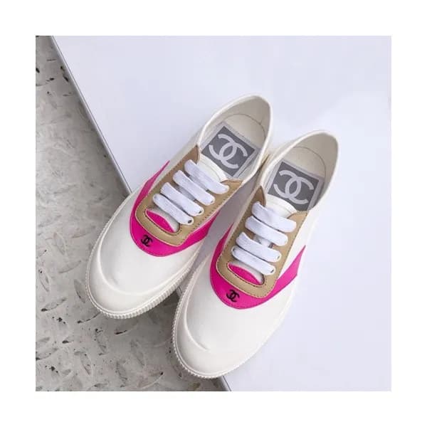 Chanel 2019 Ladies Canvas Sneakers - 샤넬 2019 여성용 캔… - 1