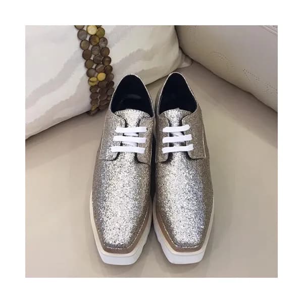 Stella McCartney 2019 Ladies Leather Platfrom Shoe… - 1