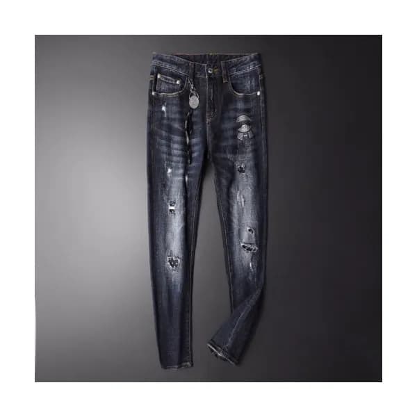 Fendi 2019 Mens Classic Slim-fit Denim Pants - 펜디 … - 1