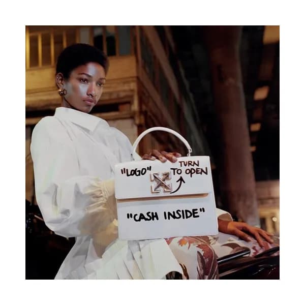 Off White 2019 Leather Tote Shoulder Bag,27cm - 오프… - 1