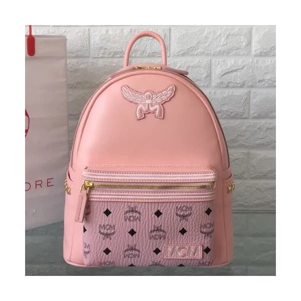 MCM 2019 Leather & Visetos Back Pack,26/34cm - 엠씨엠… - 1