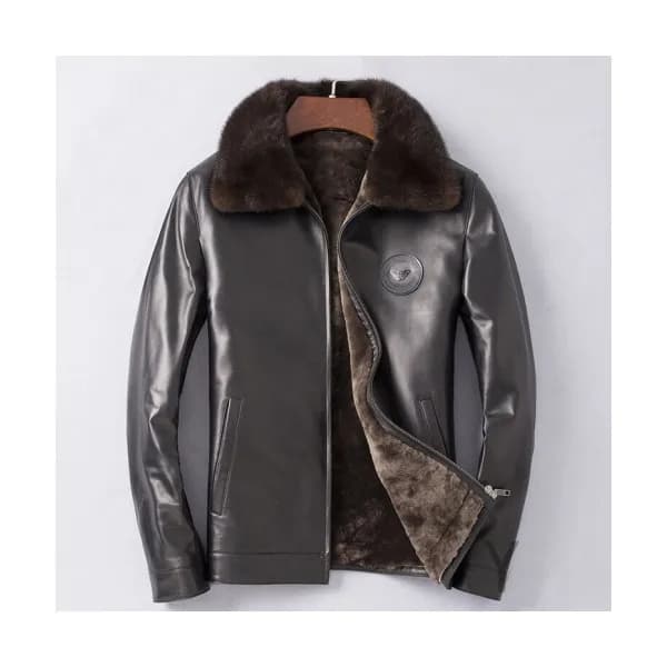 Armani 2019 Mens Casual Leather Jacket - 알마니 2019 … - 1