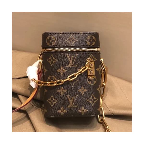 Louis Vuitton 2019 Monogram Chain Shoulder Cross B… - 1
