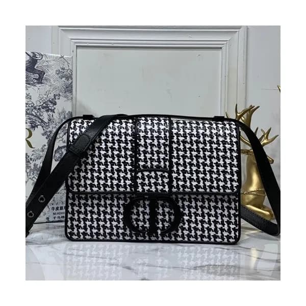 Dior 2019 30 Montaigne CD Buckle Shoulder Bag,24CM… - 1