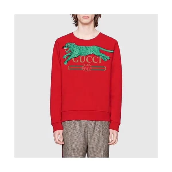 [구찌]Gucci 2019 Mens Logo Cotton Crew-neck Tshirts … - 1