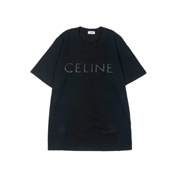 Celine 2019 Mm/Wm Hedi Slimane Logo Cotton Short … - 1