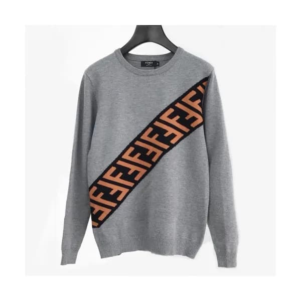 [펜디]Fendi 2020 Mens Logo Crew-neck Sweaters - 펜디 2… - 1