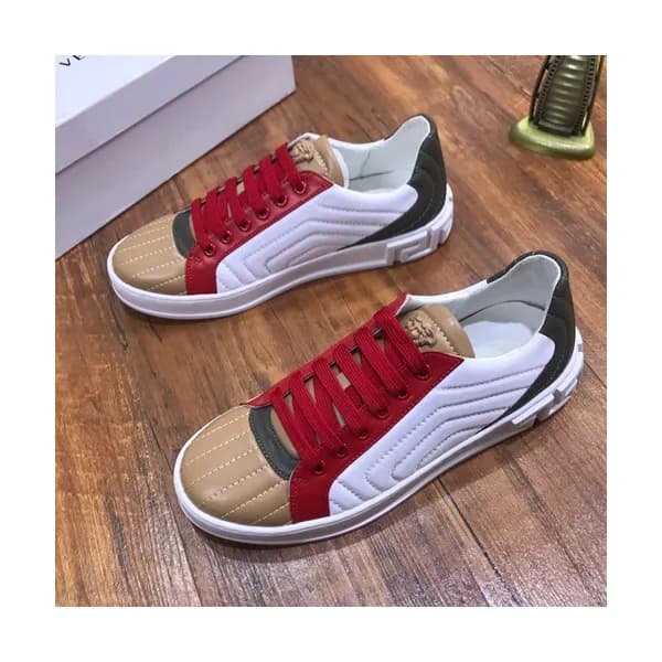 Versace 2020 Mens Leather Sneakers - 베르사체 2020 남성용… - 1