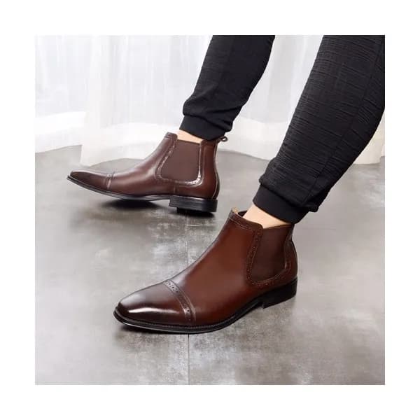 Ferragamo 2020 Mens Leather Boots - 페라가모 2020 남성용 … - 1