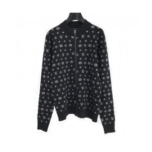 [루이비통]Louis vuitton 2020 Mens Logo Zip-up Wool Swe… - 1