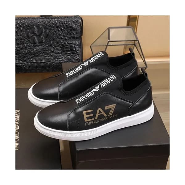 Armani 2020 Mens Leather Sneakers - 알마니 2020 남성용 … - 1