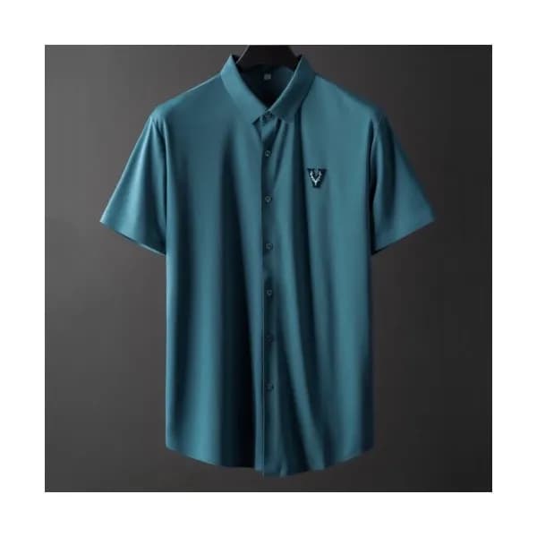 [베르사체]Versace 2020 Mens Logo Silket Short Sleeved … - 1