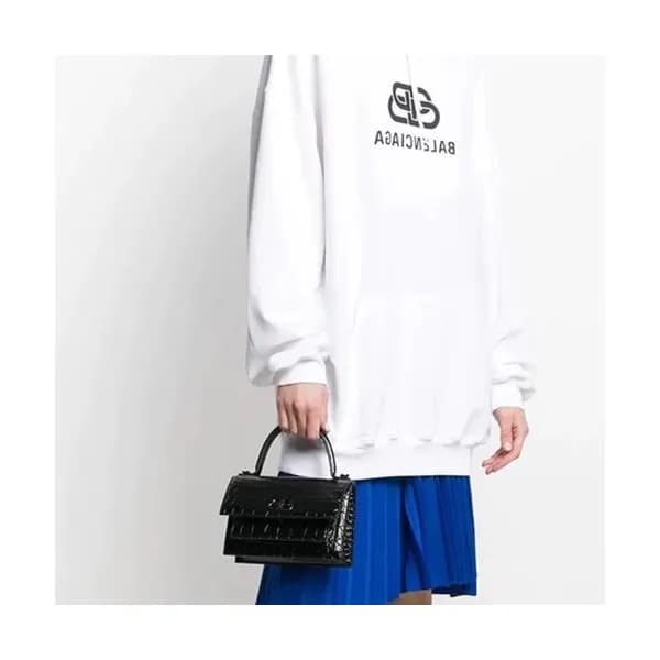 Balenciaga 2020 Sharp XS Leather Satchel Tote Sho… - 1
