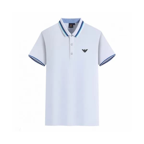 [알마니]Armani 2020 Mens Logo Silket Short Sleeved Ts… - 1