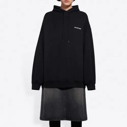 [발렌시아가]Balenciaga 2020 Mm/Wm Logo Cotton Hoodie - … - 1