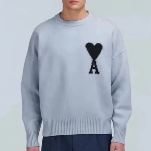 [아미]Ami 2020 Mens Logo Casual Sweaters - 아미 2020 남… - 1