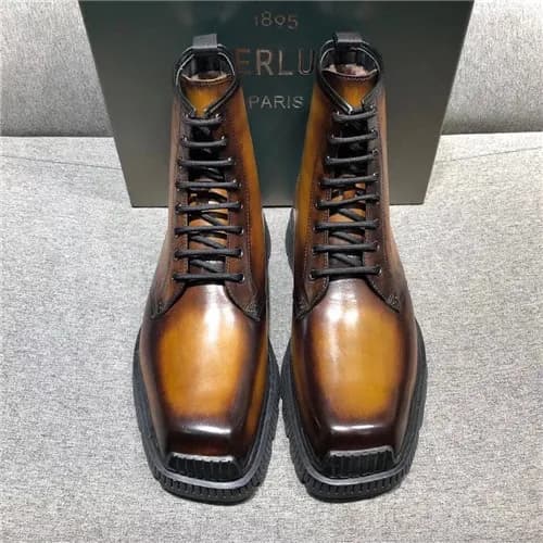 Berluti 2020 Men's Leather Ankle Boots - 벨루티 2… - 1