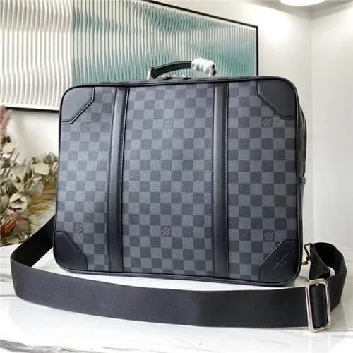 Louis Vuitton 2021 Men's Briefacase Cross Bag… - 1