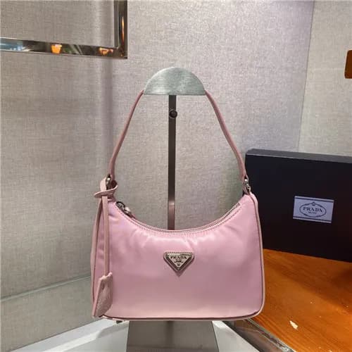 [유니크한]Prada 2021 Women's Nylon Hobo Bag,22cm,1… - 1