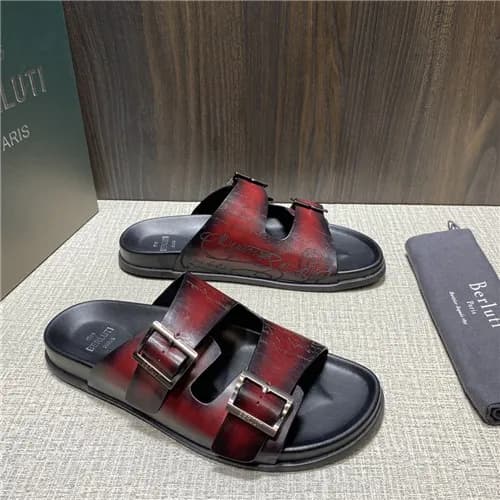 Berluti 2021 Men's Leather Mule,BERTS0236 - 벨루… - 1