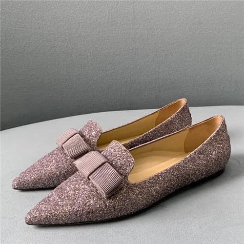 Jimmy Choo 2021 Women's Leather Flat,JIMS0114 … - 1