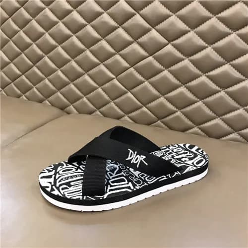 Dior 2021 Men's Canvas Slippers,DIOS0430 - 디올 … - 1