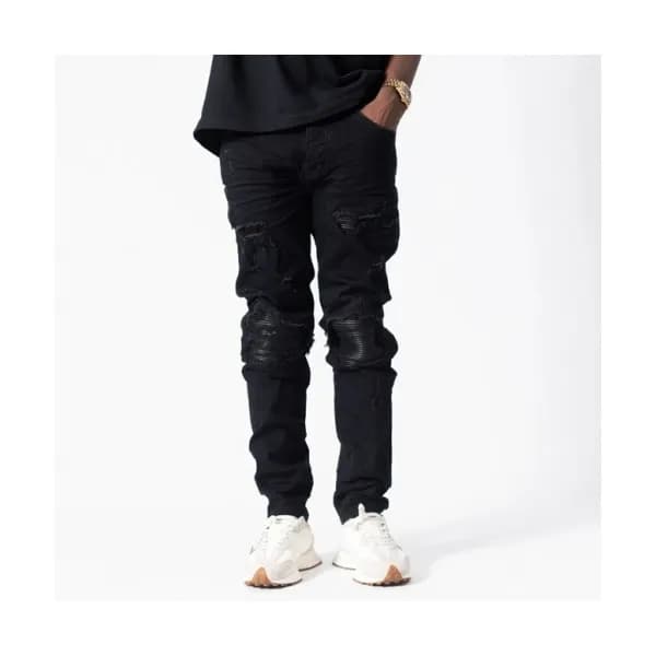Amiri Mens Trendy Denim Pants Black - 아미리 2021 남성… - 1