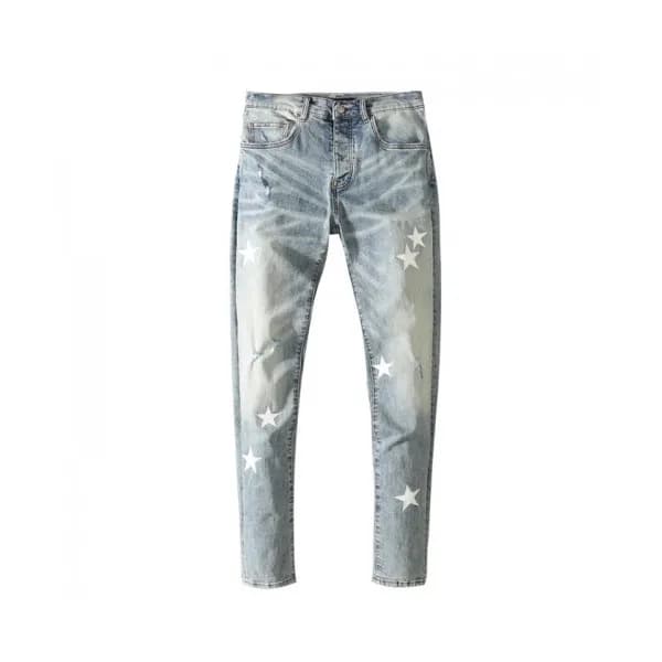 Amiri Mens Trendy Denim Pants Blue - 아미리 2021 남성 … - 1
