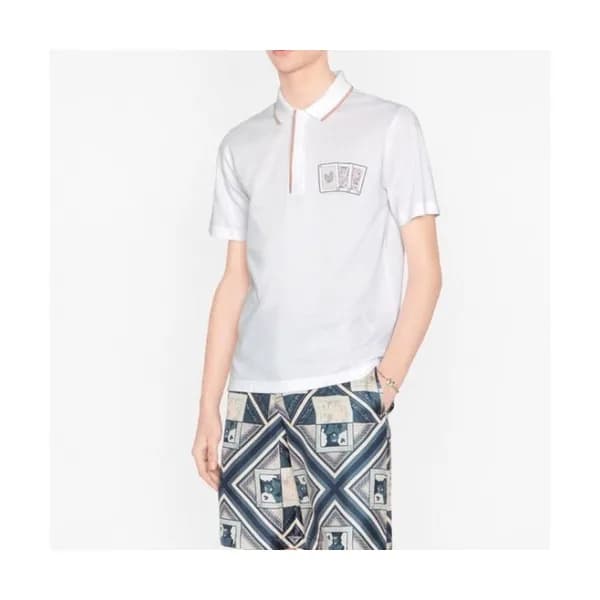 Dior Mm/Wm Casual Crew-neck Short Sleeved Tshirts… - 1
