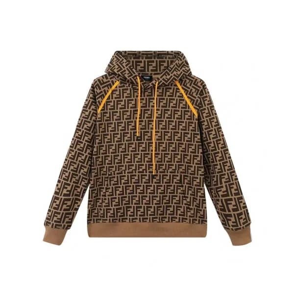 Fendi Mm/Wm Logo Casual Hoodie - 펜디 2021 남/녀 로고 캐쥬… - 1