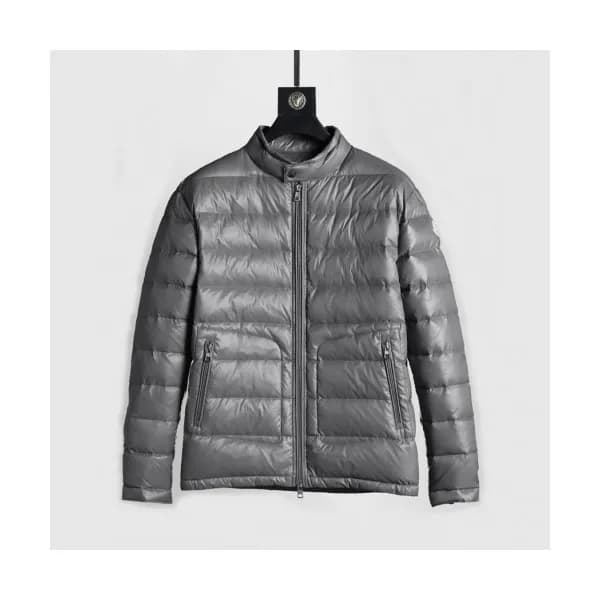 Moncler Mm/Wm Patch Logo Modern Down Padding Gray… - 1