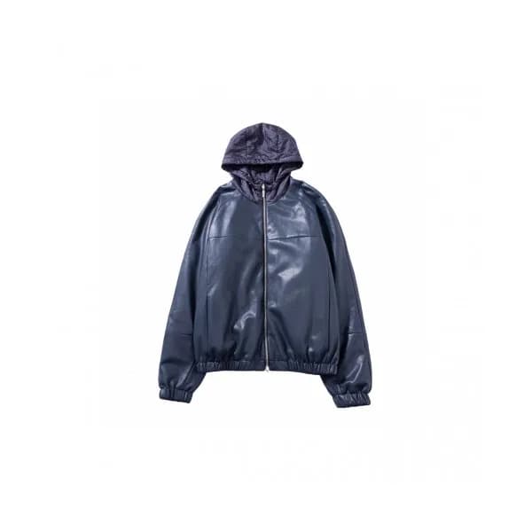 Dior Mens Logo Modern Leather Jacket Navy - 디올 20… - 1