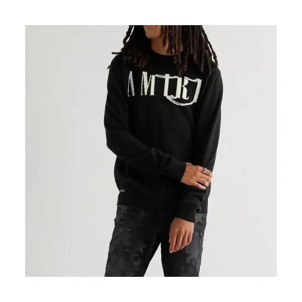 Amiri Mens Sweater Black - 아미리 남성 캐쥬얼 스웨터 - amr337… - 1