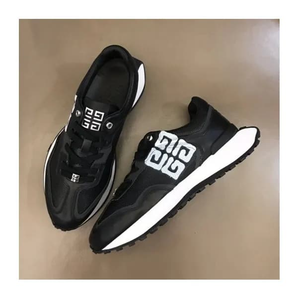 지방시 남성 이니셜 블랙 스니커즈 - Mens Black Sneakers - giv0687… - 1