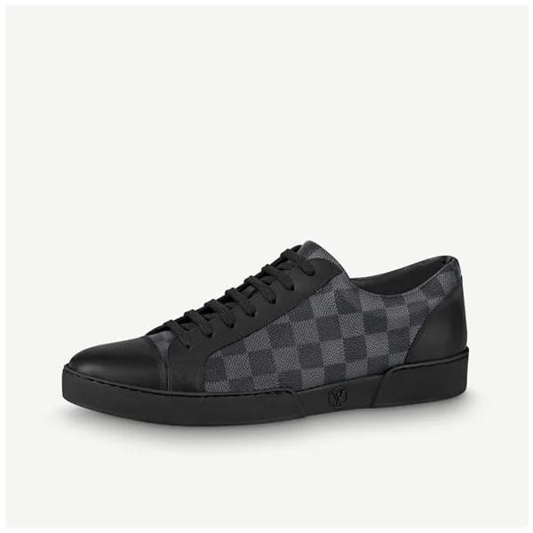 루이비통 남성 Rivoli 블랙 스니커즈 - Mens Black Sneakers - lou… - 1