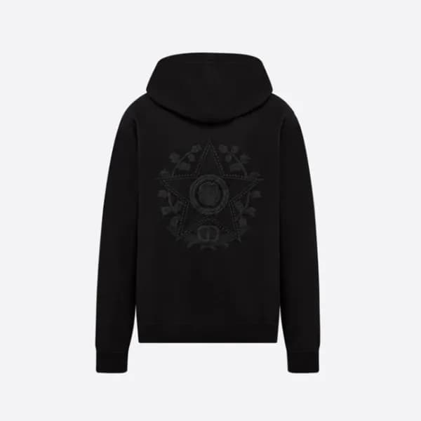 디올 남자 캐쥬얼 블랙 후드티 - Dior Mens Black Hoodie - dio021… - 1