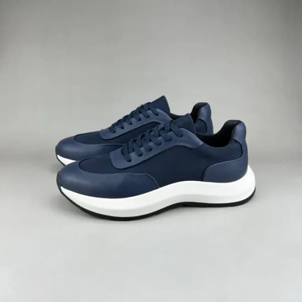 에르메스 남성 클래식 블루 스니커즈 - Hermes Mens Blue Sneakers - … - 1