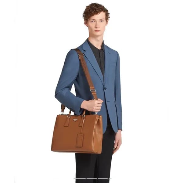 프라다 남성 카멜 서류가방 - Prada Mens Camel Tote Bag - pr148… - 1