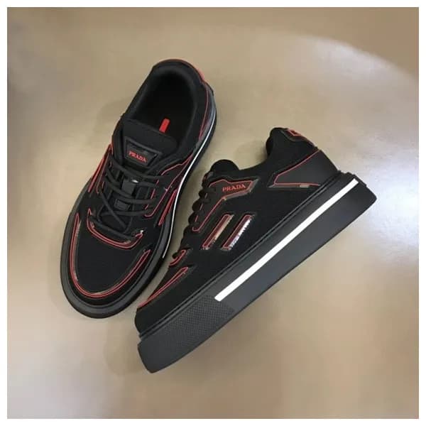 프라다 남성 블랙 스니커즈 - Prada Mens Black Sneakers - pr280… - 1