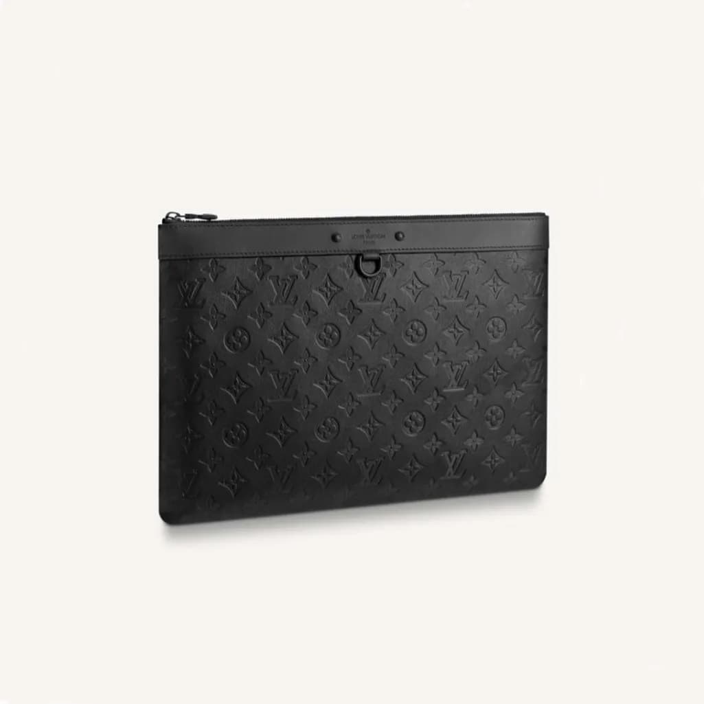 루이비통 디스커버리 포쉐트 클러치 - Louis vuitton Mens Blue Clut… - 1