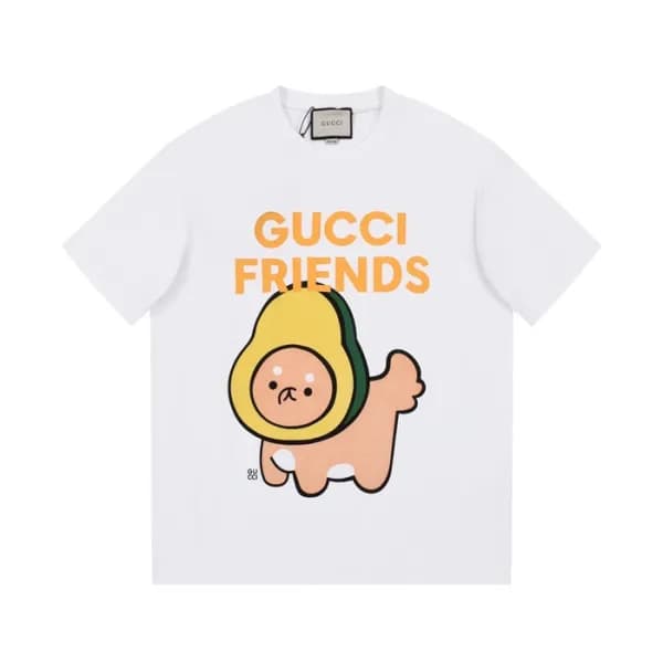 구찌 남/녀 화이트 크루넥 반팔티 - Gucci Unisex White Short slee… - 1