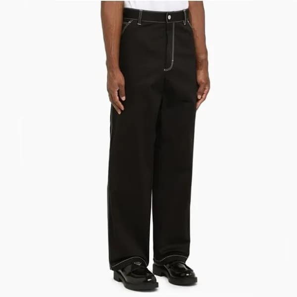 프라다 남성 캐쥬얼 블랙 팬츠 - Prada Mens Black Pants - pr643x - 1
